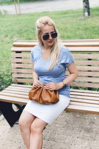 Bluzka ciążowa i do karmienia Mindy lilia