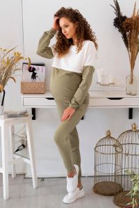 Komplet dresowy ciążowy i do karmienia Nina khaki