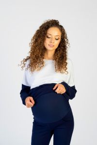 Bluza ciążowa i do karmienia Nina granat