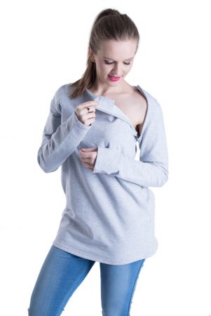 Bluza dresowa do karmienia Agata