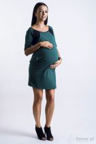 Sukienka ciążowa i do karmienia Megan zielony