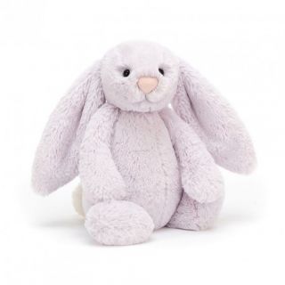 Królik pastelowy fioletowy 31cm