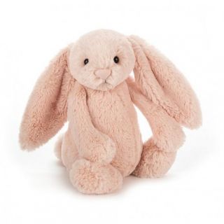 Królik pudrowy róż 31cm