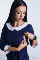 Sukienka ciążowa Oliwia czerwona do karmienia