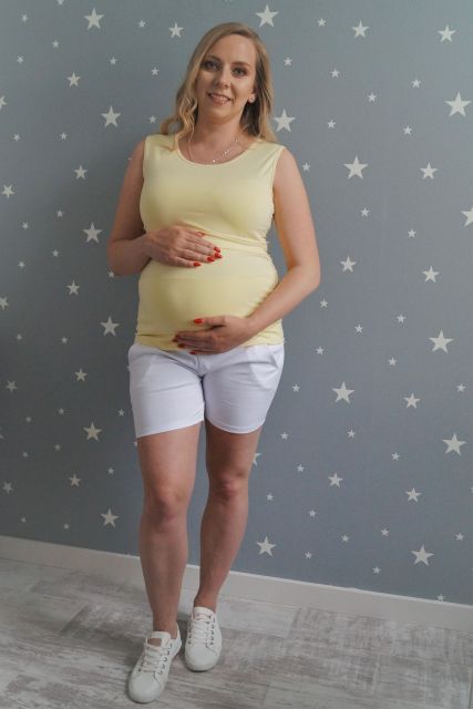 Bluzka ciążowa i do karmienia Cathy lemoniada