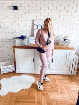 Bluza ciążowa i do karmienia Megi brudny róż