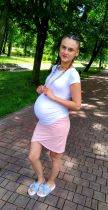 Spódnica ciążowa Viola morela