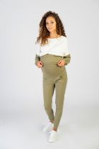 Komplet dresowy ciążowy i do karmienia Nina khaki